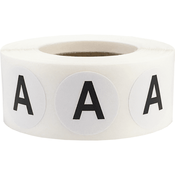 500 Labels//Stickers Per Roll Made in The USA Labels 3//4 x 3//4